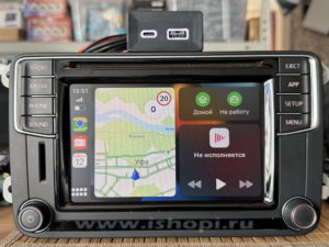 Беспроводной CarPlay USB-HUB для MIB Volkswagen Skoda Audi