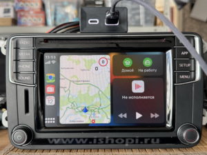 Беспроводной CarPlay USB-HUB для MIB Volkswagen Skoda Audi