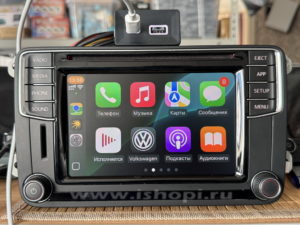 Беспроводной CarPlay USB-HUB для MIB Volkswagen Skoda Audi